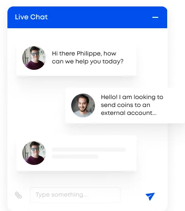 Chat en vivo de Zen-XE con un agente de soporte